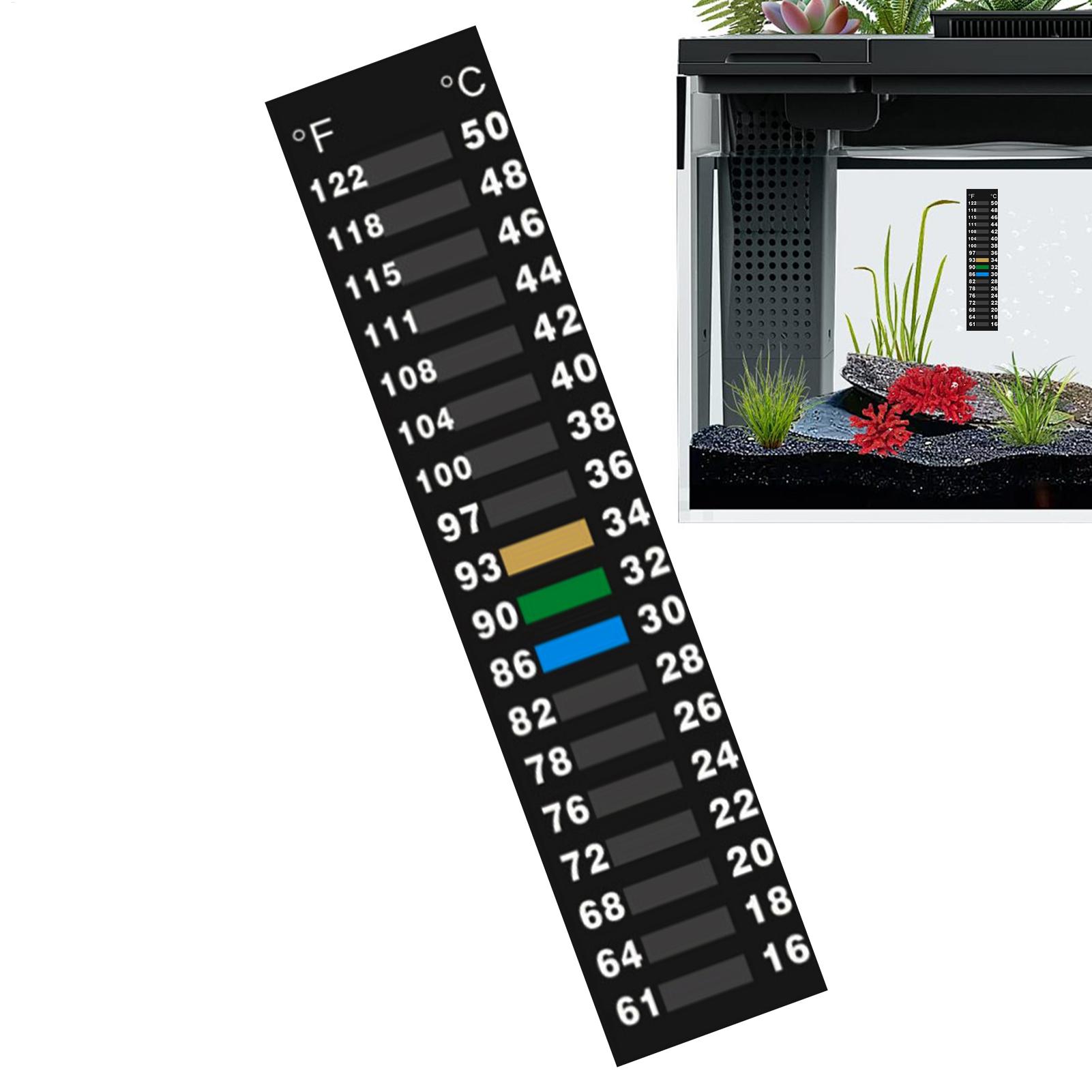 Temperature Strip Thermometer - Samoprzylepna taśma termometryczna LCD do monitorowania