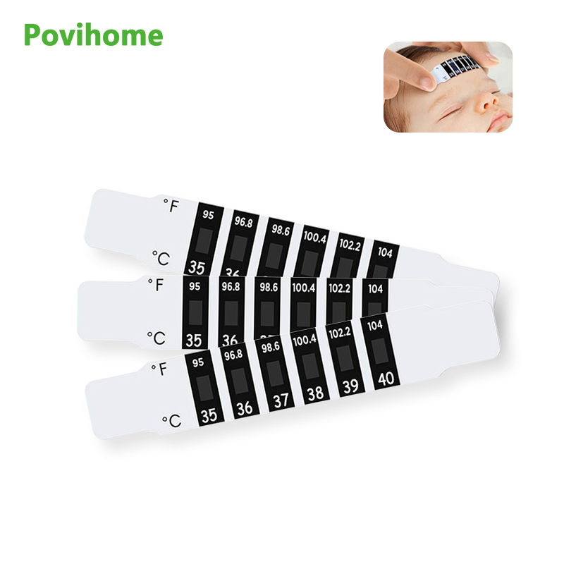 Temperature Strip Thermometer - 5 sztuk dziecko czoło pomiaru temperatury