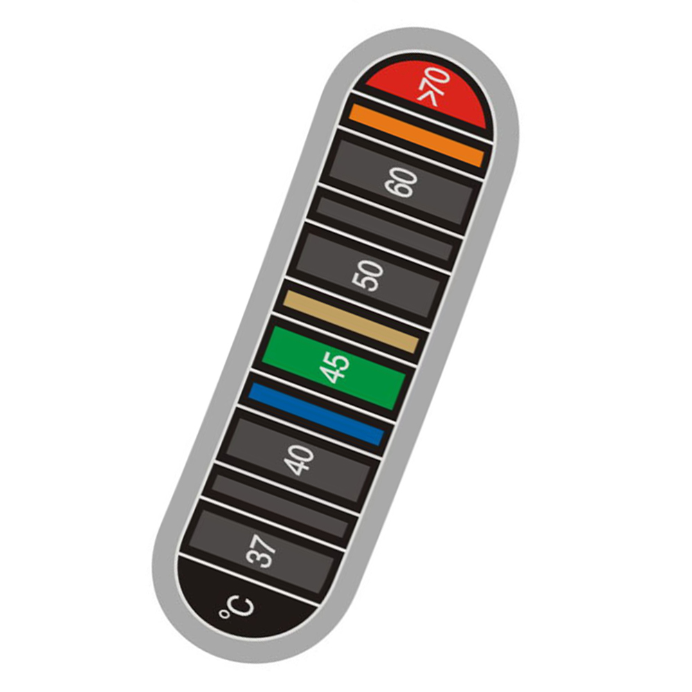Temperature Strip Thermometer - 10 szt. Samoprzylepne termometry w paskach