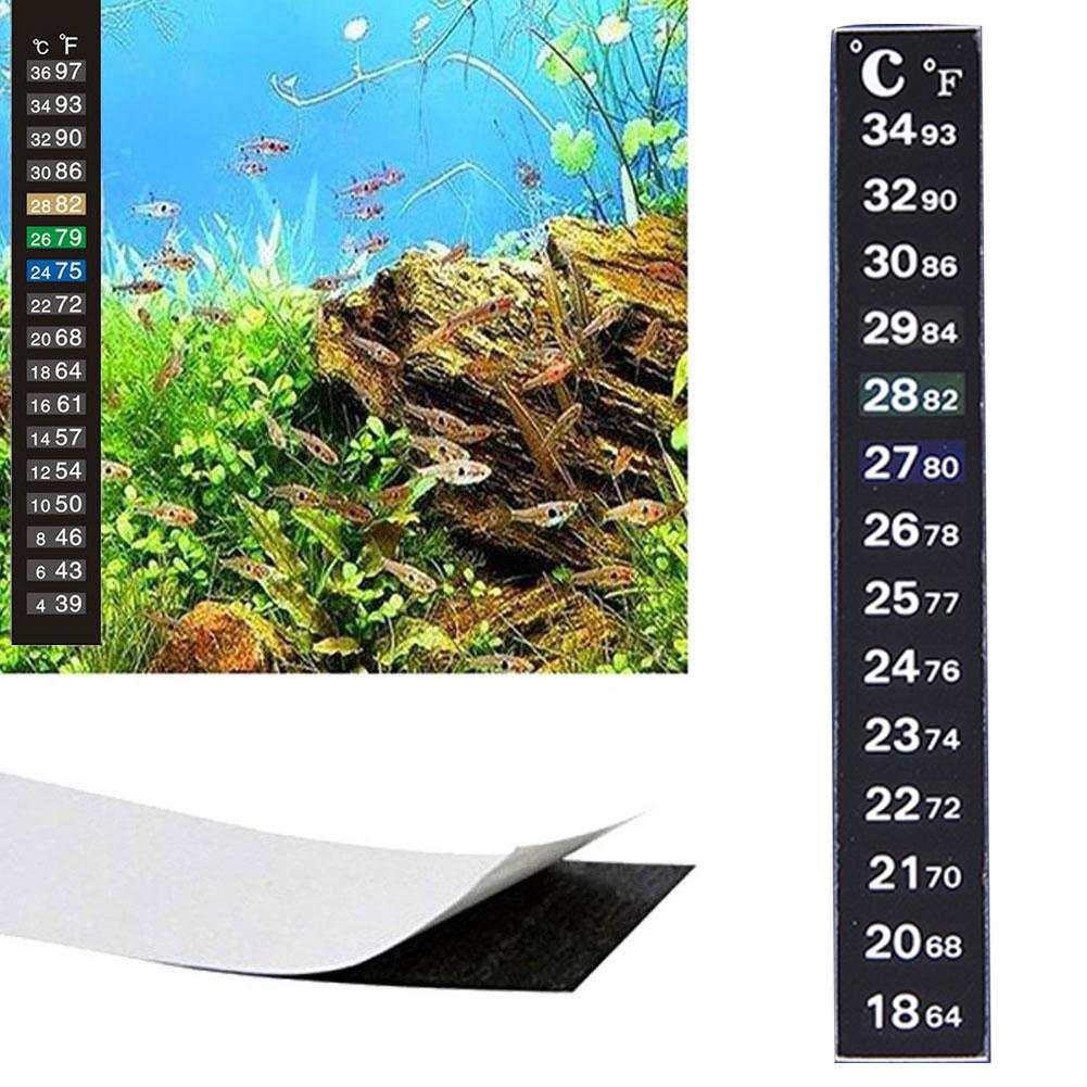 Temperature Strip Thermometer - 1 szt. Cyfrowy termometr do akwarium,