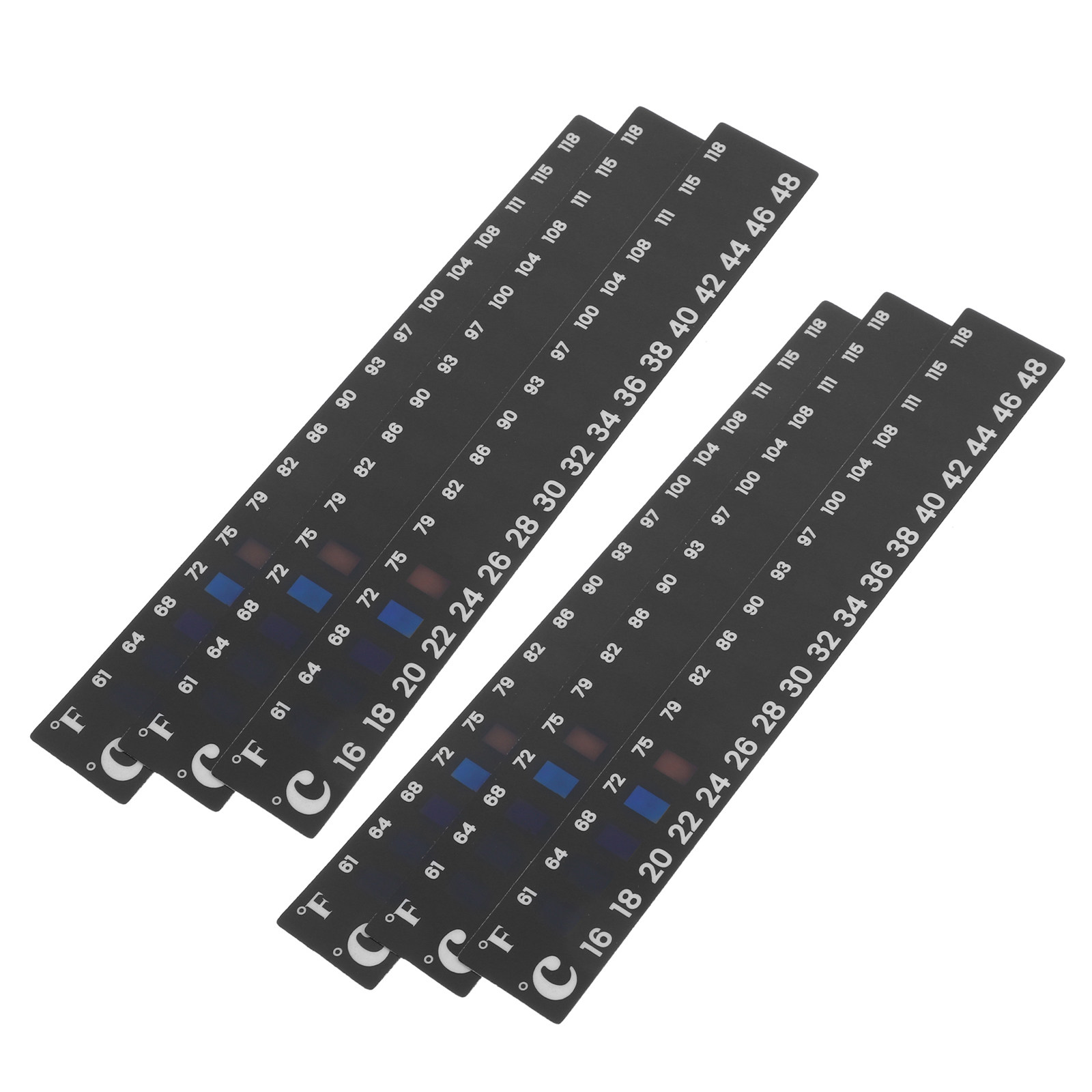 Temperature Strip Thermometer - 6 szt. naklejek termometrycznych do fermentacji