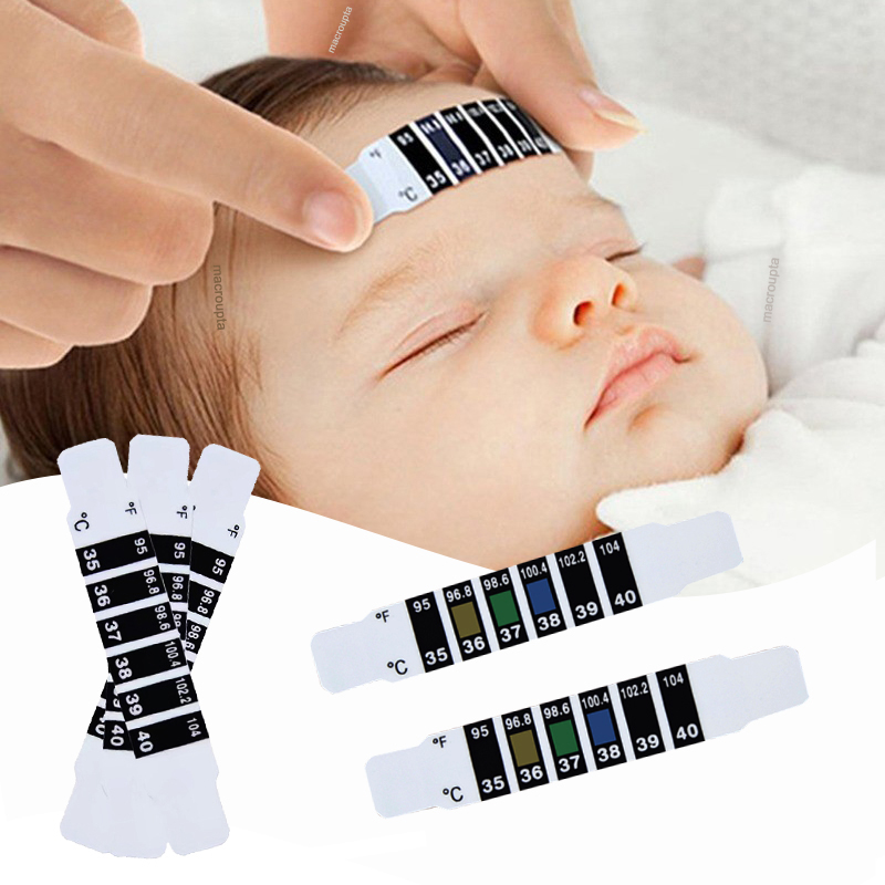 Temperature Strip Thermometer - 10 sztuk czoło pasek na głowę