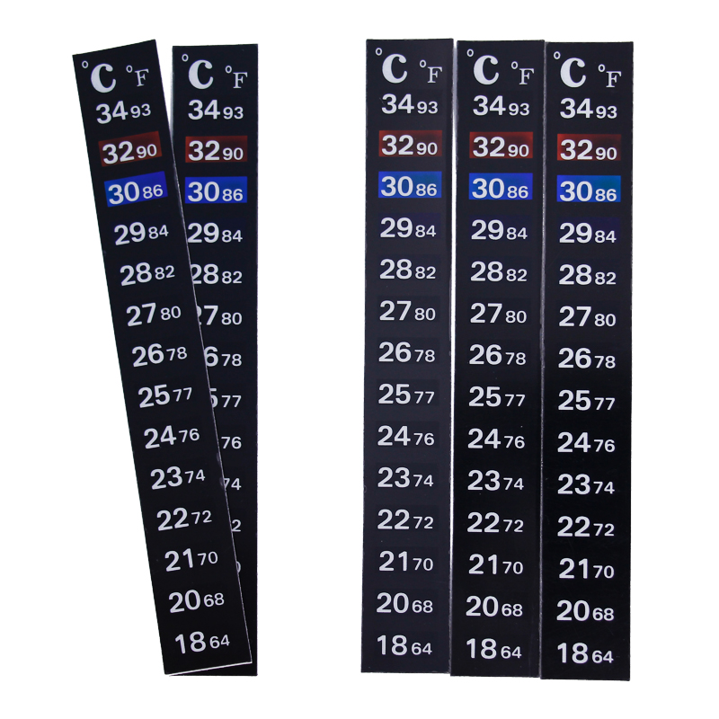Temperature Strip Thermometer - 1/2/3/5 szt./partia Termometr w pasku zmieniający