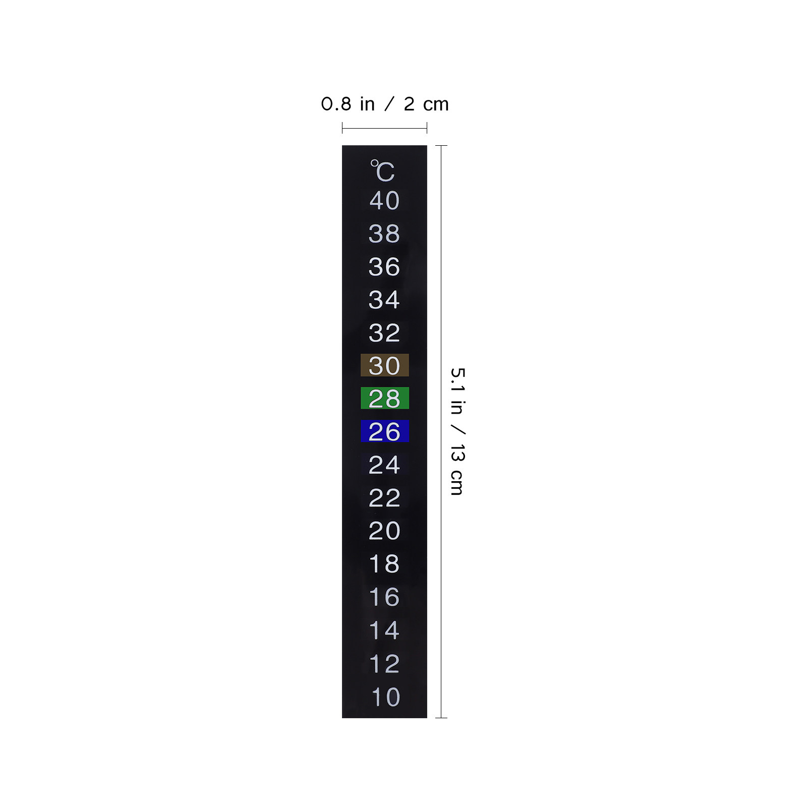 10 szt. tradycyjnych samoprzyl – Temperature Strip Thermometer recenzja i cena
