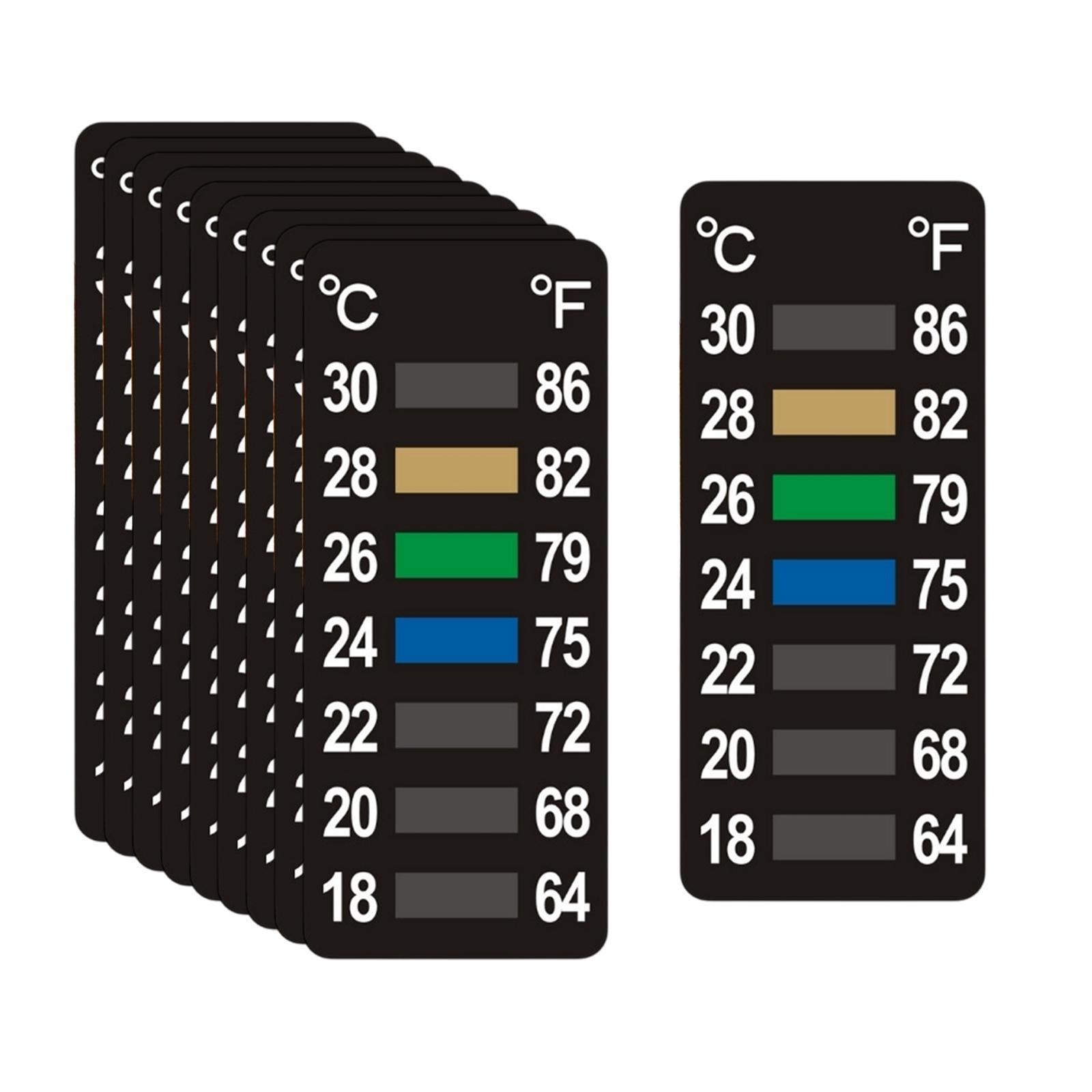 10 szt. Pasków Temperaturowych – Temperature Strip Thermometer recenzja i cena