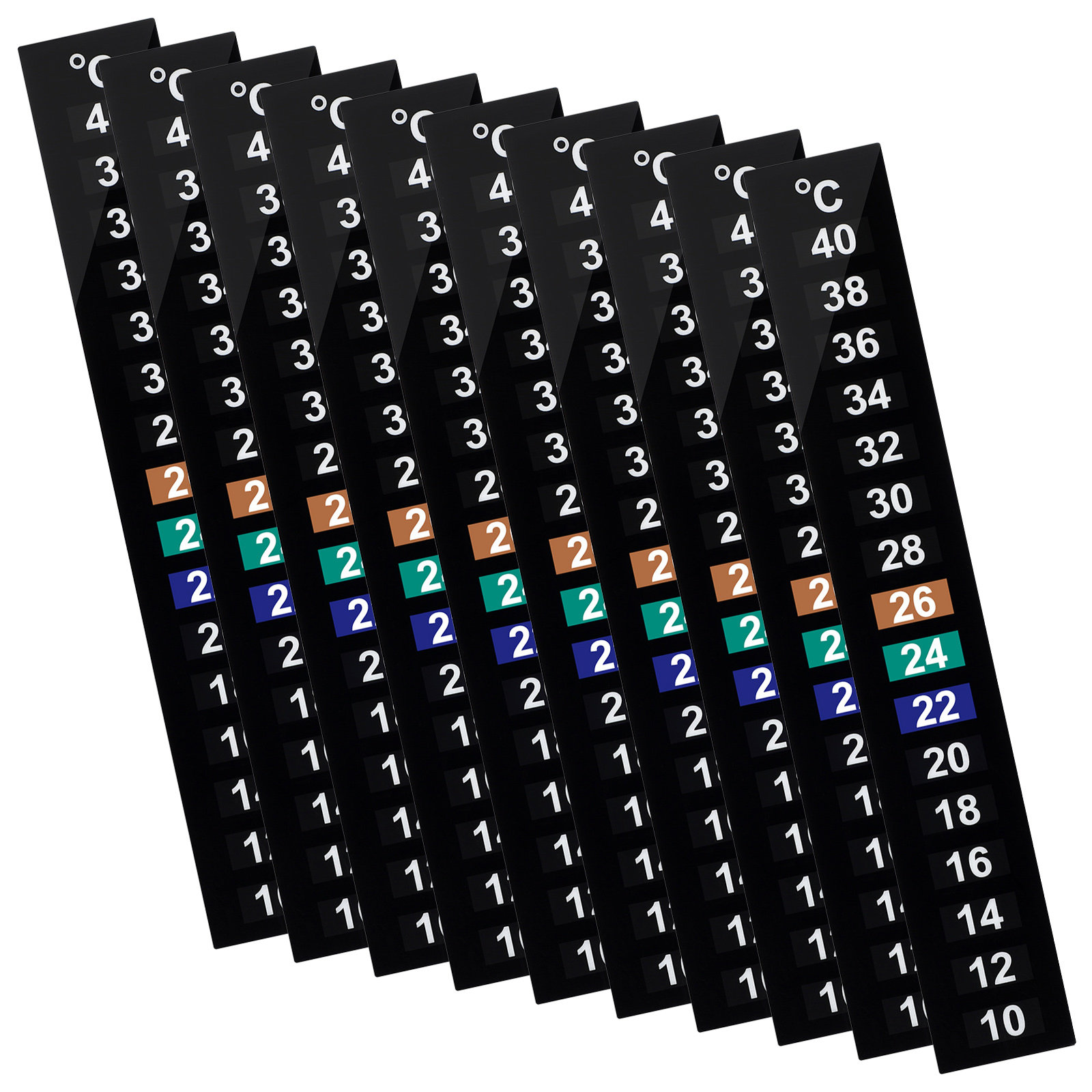 10 szt. samoprzylepnych pasków – Temperature Strip Thermometer recenzja i cena