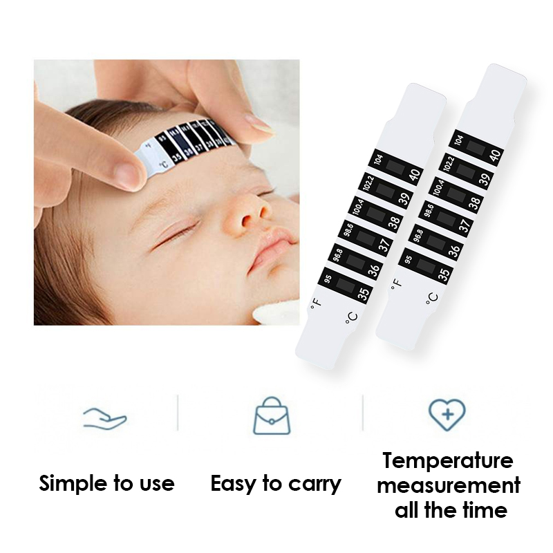 5 sztuk dziecko czoło pomiaru  – Temperature Strip Thermometer recenzja i cena