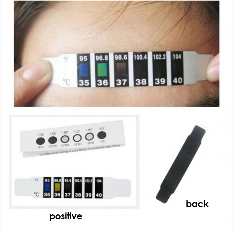 5 sztuk dziecko czoło pomiaru  – Temperature Strip Thermometer recenzja i cena