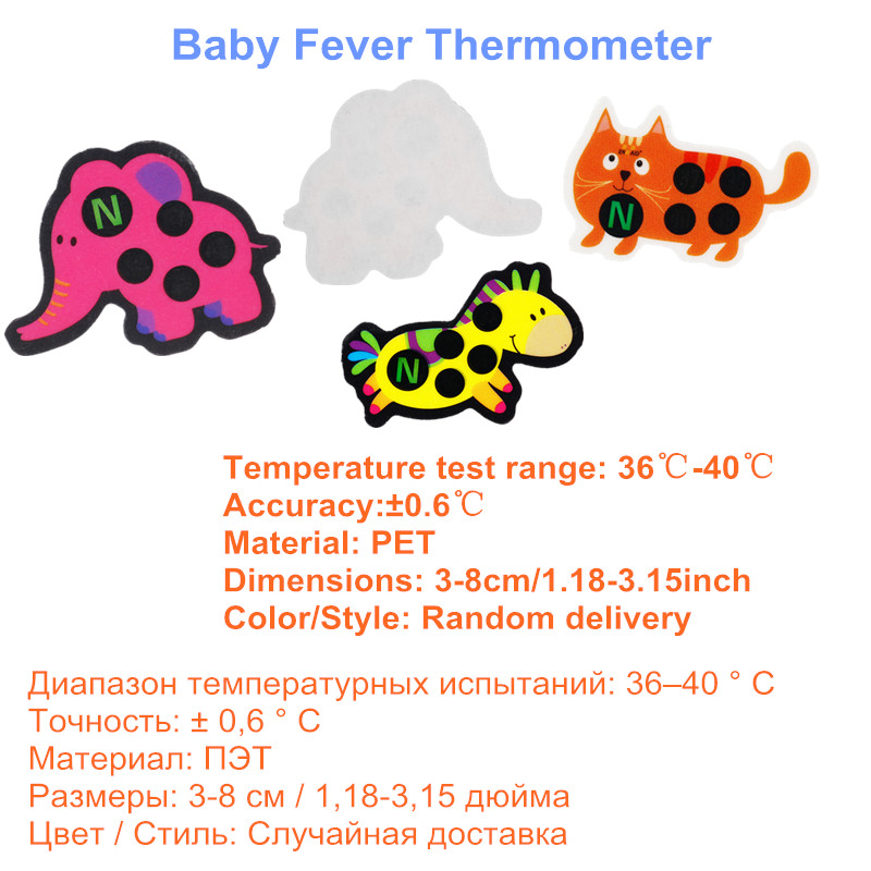 5 sztuk dziecko Cute Cartoon n – Temperature Strip Thermometer recenzja i cena