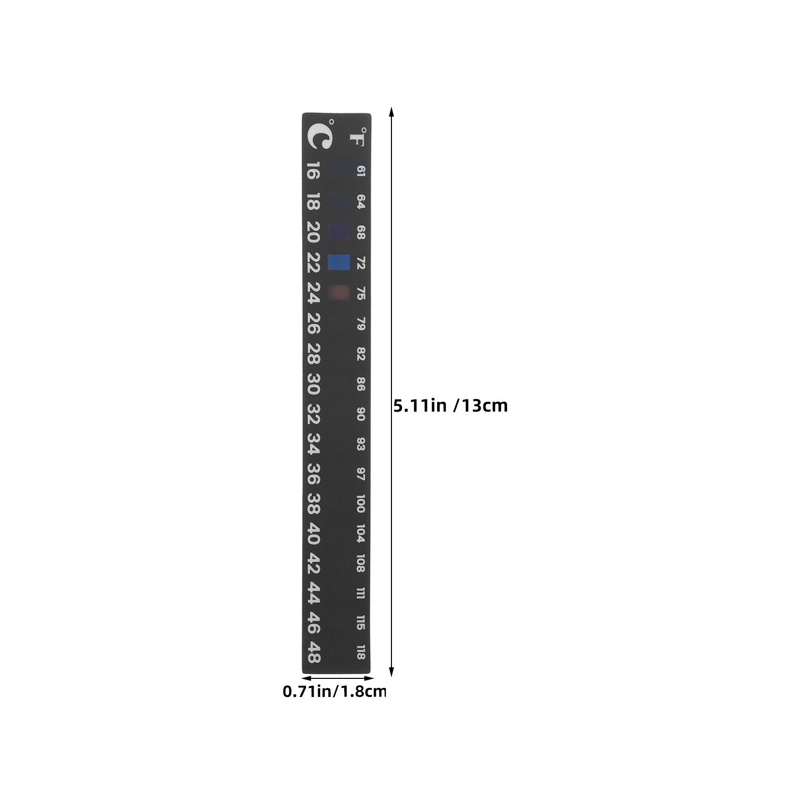 6 szt. naklejek termometryczny – Temperature Strip Thermometer recenzja i cena