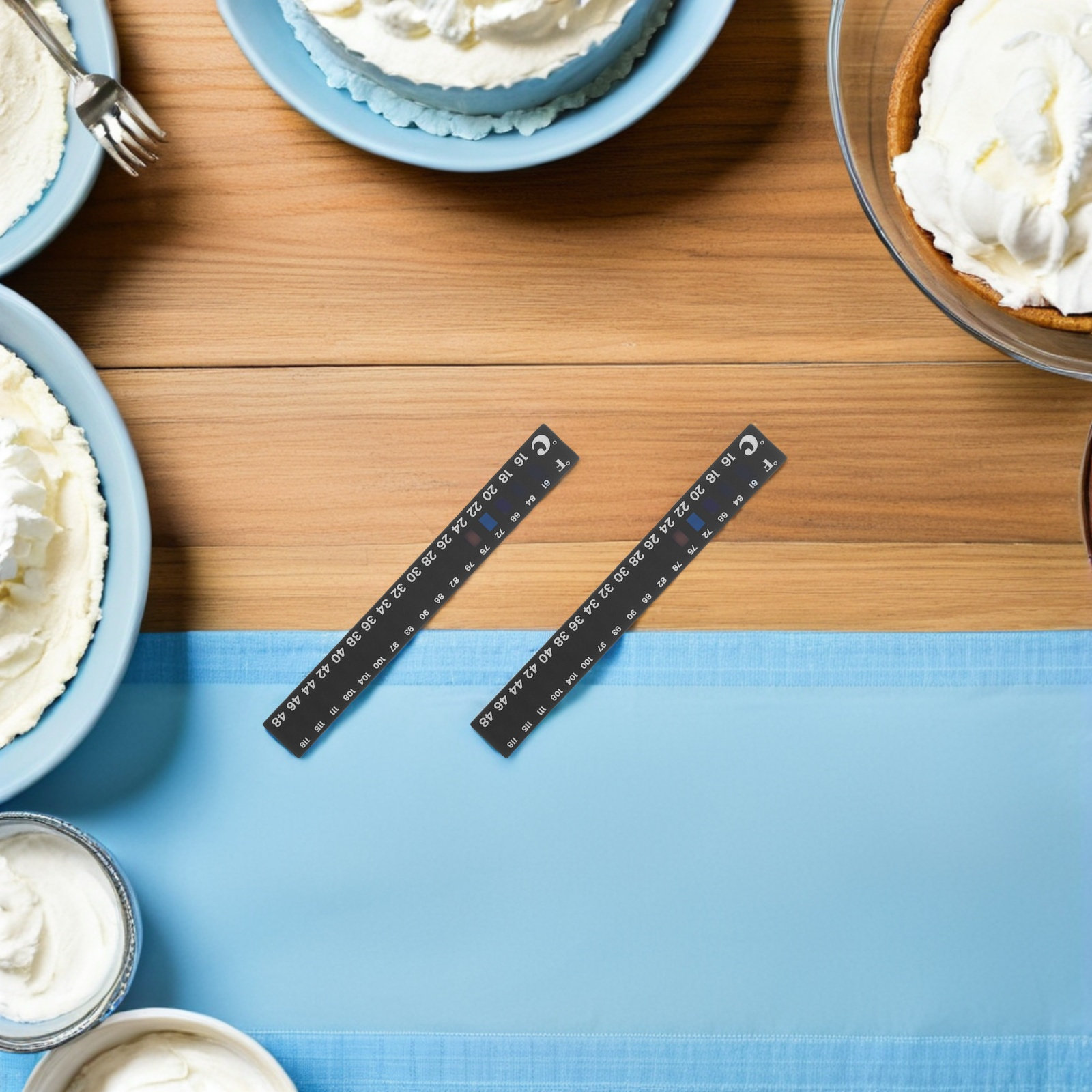 6 szt. naklejek termometryczny – Temperature Strip Thermometer recenzja i cena