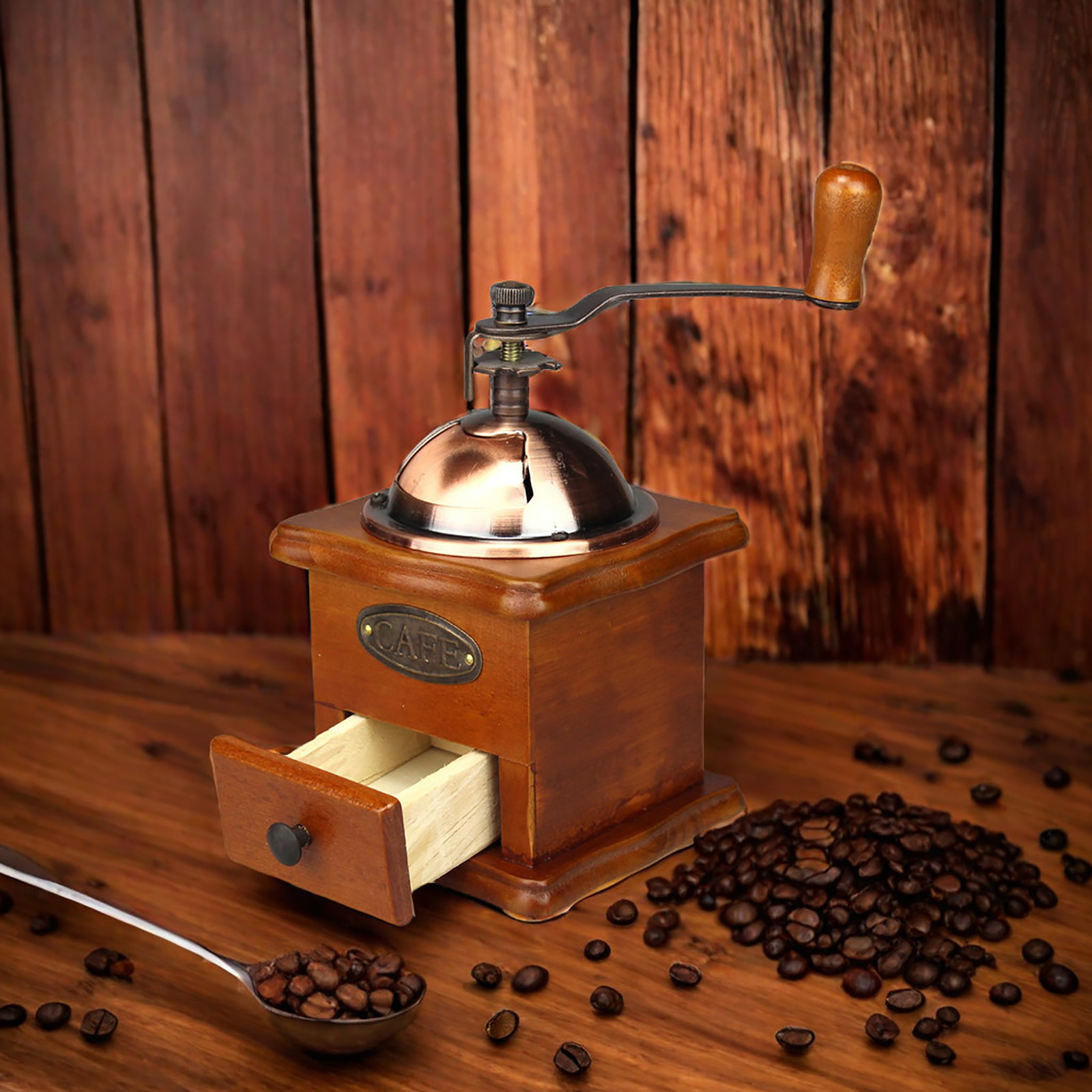 Antyczny ręczny młynek do kawy – Vintage Coffee Equipment recenzja i cena