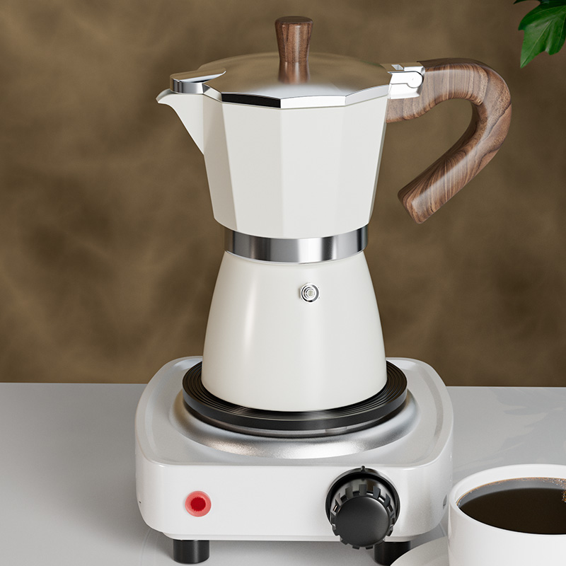 GIANXI Moka garnki 150/300ML V – Vintage Coffee Equipment recenzja i cena